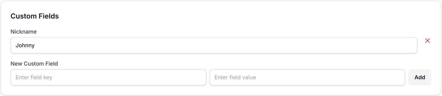 client custom fields